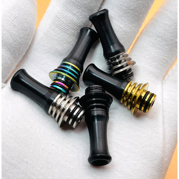 #53 DSX Drip tip Berserker V2 MTL SS|Black